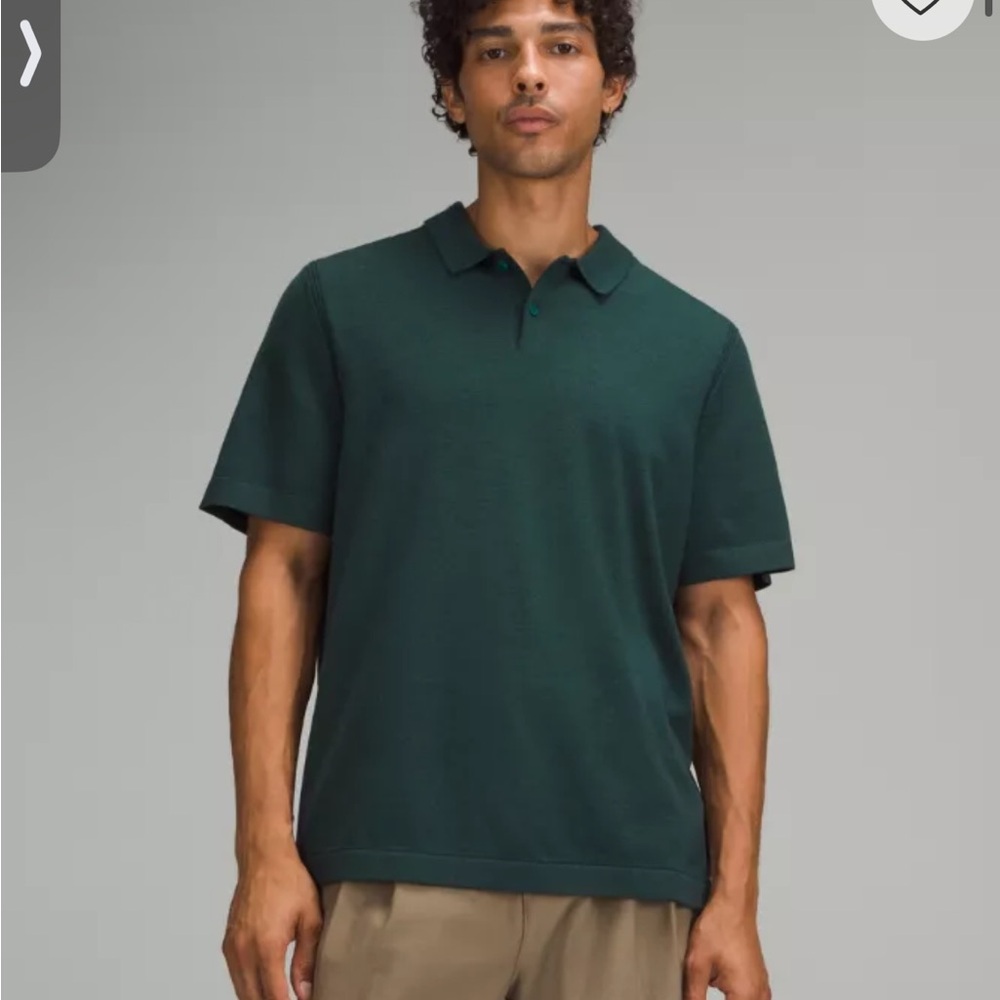 Lululemon athletica New Venture knit men’s polo